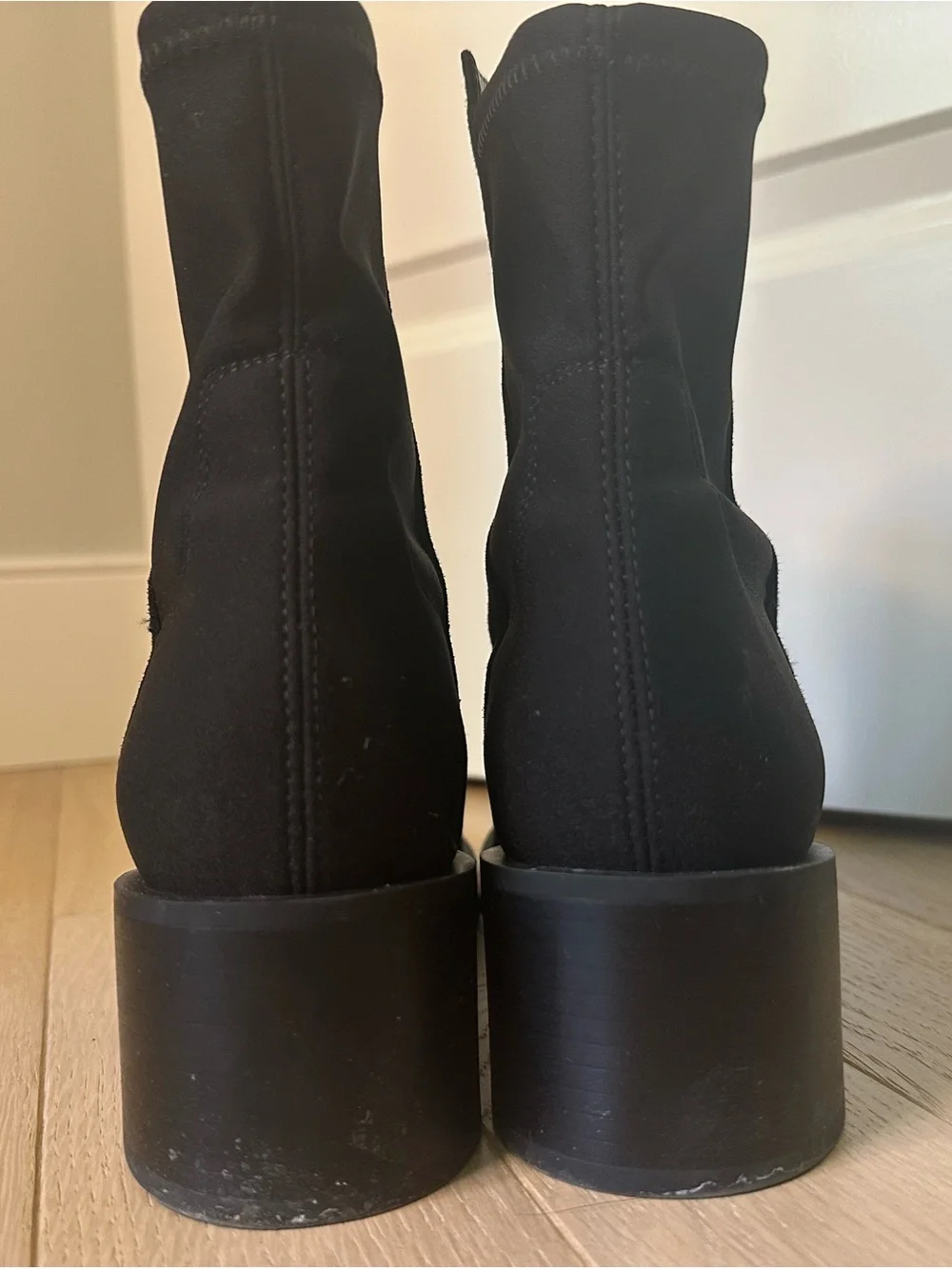 Stuart Weitzman Kaia 5050 Classic Women's Black Chelsea Ankle Boots